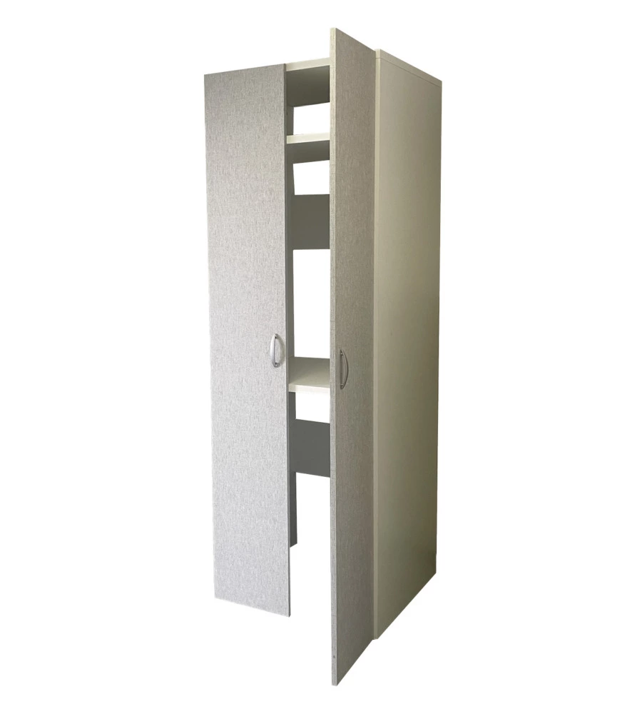 Coppia di ante per mobile lavatrice e asciugatrice, 203x70x0.2 cm
